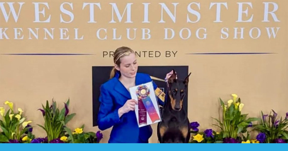 Florida Virtual School dog handling student champion