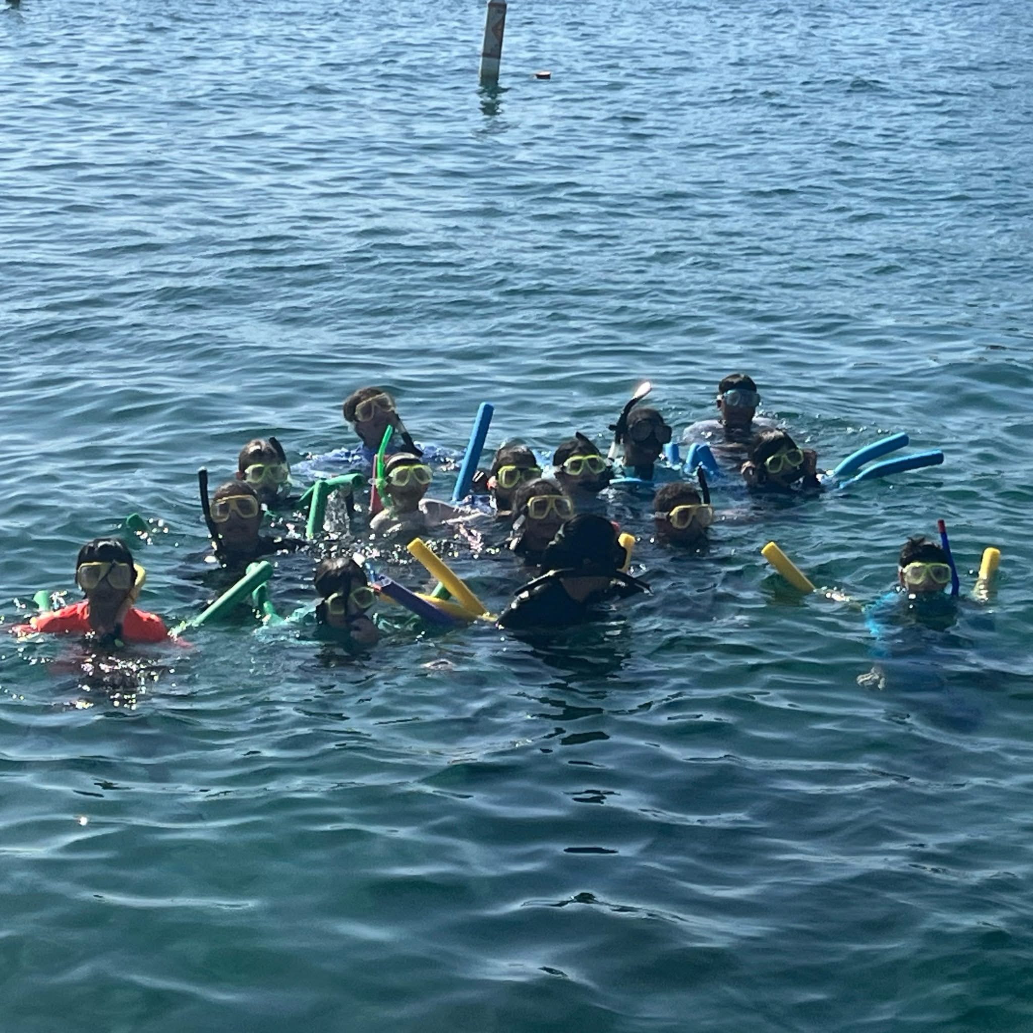 FLVS Full Time elementary students snorkel at Wahoo Bay in Pompano Beach