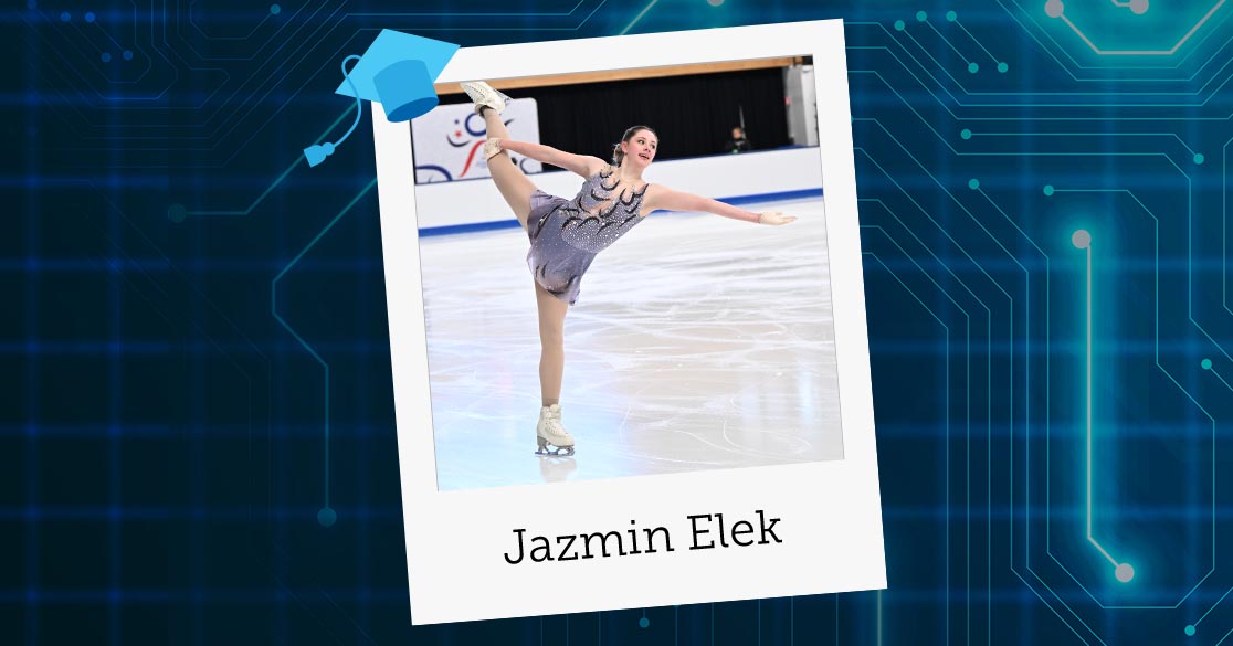 #FVHSClassof2025: Jazmin Elek Balances Skating, Online School, and STEM at Florida Virtual School