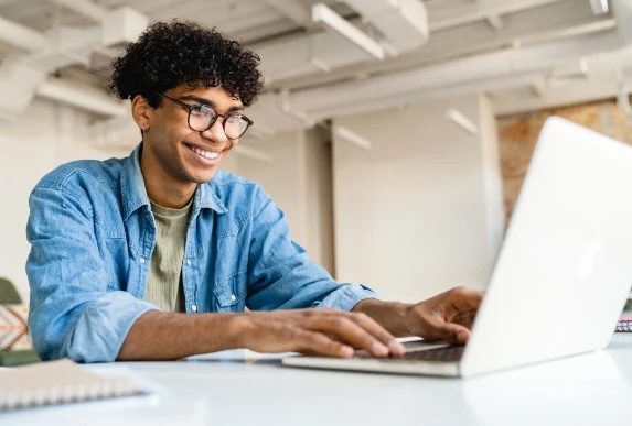 student-at-laptop